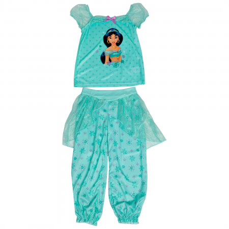 Disney Aladdin Jasmine Character Girl's Pajama Set